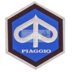 Scudetto Logo Crest Sticker Hexagon 42mm Piaggio Grande