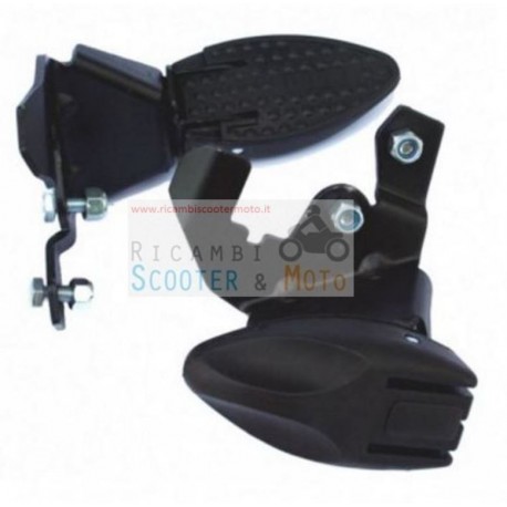Couple Pedal Footrest Passenger Scarabeo Street 50 2005-06 The00