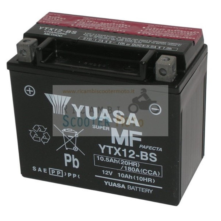 0651090#55 Yuasa Battery Ytx12-Bs 5% OFF Aprilia 1000 Sp Bombing free shipping Rsv Med0 99