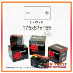 Yuasa Battery Cbtx20L-Bs Ytx20L-Bs Yamaha Custom Xvs1300Cu 1300 2014-16 Without Acid Kit