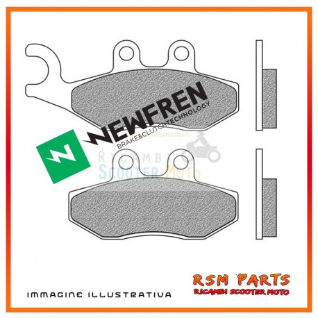 Active Front brake pads Peugeot 125 2011 City Star In Next