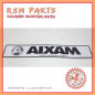Adhesive decals logo 43x8 cm front rear bumper AIXAM