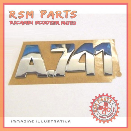 Adhesive decals logo door hatchback Original Aixam A 741