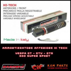 Ammortizzatore Anteriore Hi Tech Vespa GT 125 Carbon Look