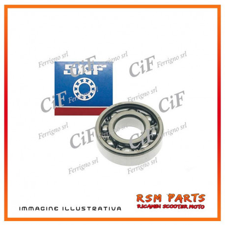 Bearing 20X47X14 Cage Iron Scooter Mbk 50 (6204-C4)