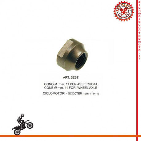For Cone Axis Wheel Diameter 11 Mm For Mopeds