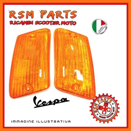 Frecce Posteriori Vespa 50 125 PK XL solo Plastiche Arancioni RP281