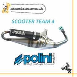 Muffler Exhaust Polini Scooter Team 4 Gilera Ice 50