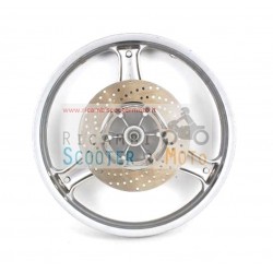 Circle Front Wheel Integral Malaguti Ciak 50 100 Silver