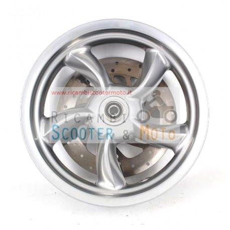 Circle Front Wheel Integral Malaguti Madison 400 Silver