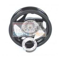 Circle Rear Wheel Integral With Jaws F10 Malaguti Yesterday 50 Black