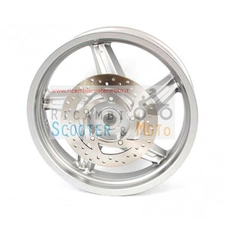 Circle integral rear wheel Malaguti Password 250 Silver