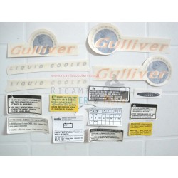 stickers autocollants série originale Aprilia Gulliver 50 Lc 96-98