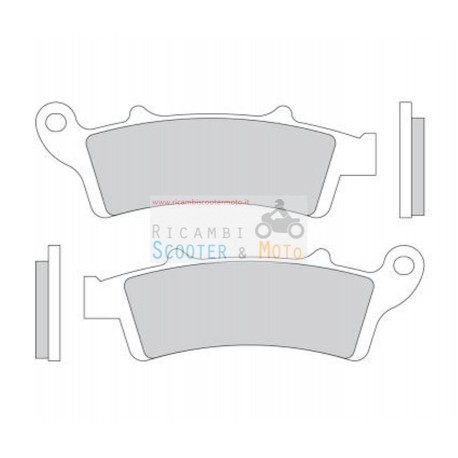 Couple Front Brake Pads Piaggio Beverly 350 Sport Touring Ie 2012