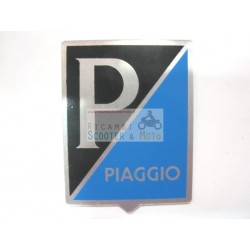 Typschild Emblem Frieze Piaggio Genova Periode Aluminium