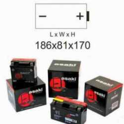 12N20Ah Standard Battery A Bmw K1 1000 1988-1993 Without Acid Kit