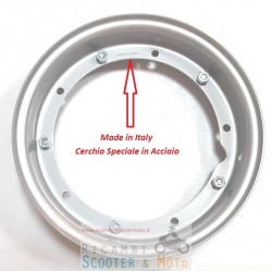 Circle Steel Wheel Vespa Px 125 150 Made Italy