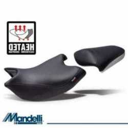 Sella Confort Riscaldata Nero/Grigio/Rosso Honda Nc 700 S / 2011-2014