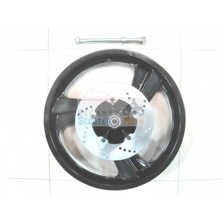Circle Wheels Front Black Alloy Malaguti Centro 50 Sl 1994-2000