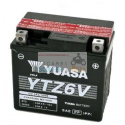 Yuasa Battery Ytz6V Without Acid Kit