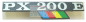 friso placa de 145 mm Piaggio Vespa PX 200 E del arco iris