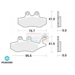 Rear Brake Pads Piaggio Beverly 350 2014 In Then S