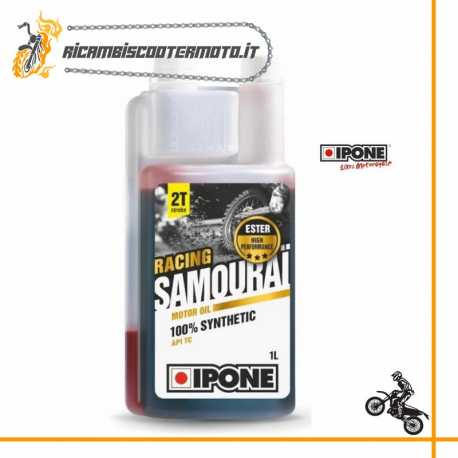 Samourai synthetic oil Ipone 2T motorcycles scooters