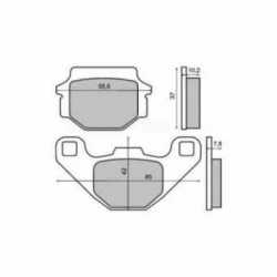 Rear Brake Pads Ktm Exc 350 Lc4 Competition 350 1993/1993