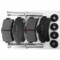 Front brake pads kit AIXAM CROSSLINE from 2010 MINAUTO 2011
