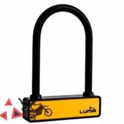Arch Lock Luma Escudo Orange for Scooter in Steel