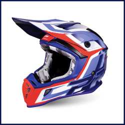 Enduro Cross Progrip Helmet Blue Special High Impact ABS