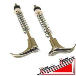 Pair hooks retainer cowls complete with rubber and bush per piaggio vespa rally px pe gs