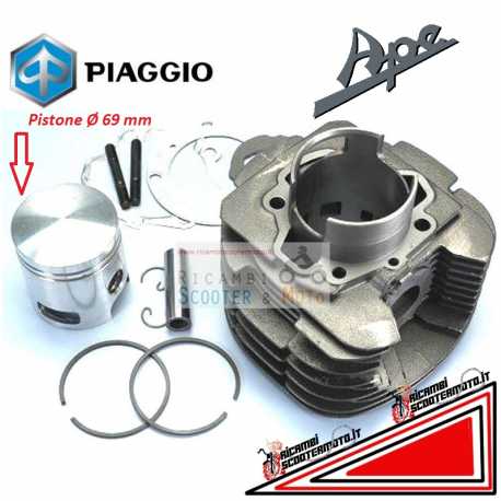 Complete Cylinder CAR P2 P3 Piston 69 mm Pin diameter 18 mm