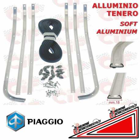 Serie strisce pedana alluminio morbido Vespa Sprint Rally 150 180 200