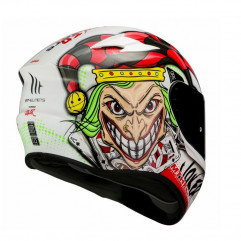 Full Face Helmet MT Helmets Targo Joker A0 Gloss Pearl White