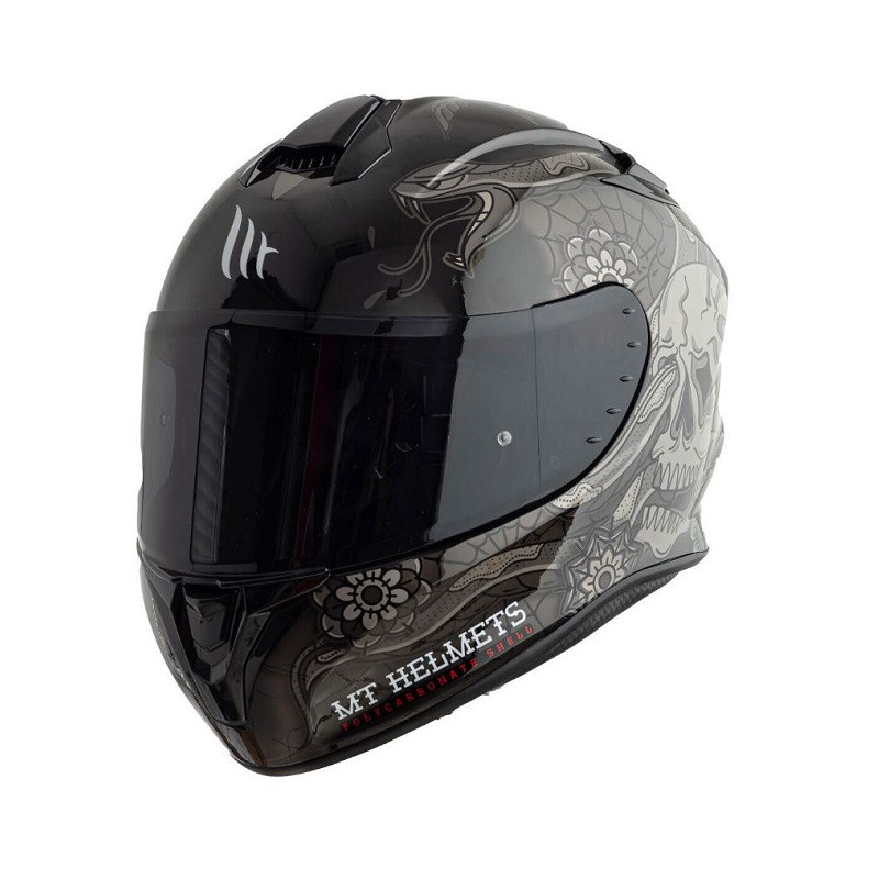 Full Face Helmet MT Helmets Targo Dagger E1 Gloss black
