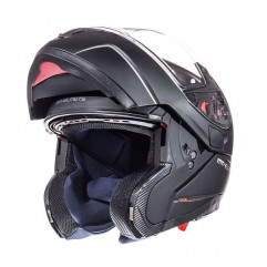Casco Modulare MT Helmets Atom SV Solid Gloss Nero Opaco