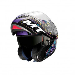 Casco Modulare MT Helmets Atom SV AXA A1 Gloss Nero