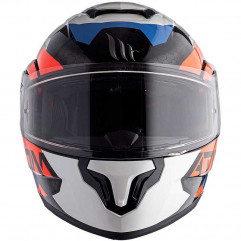 Casco Modulare MT Helmets Atom SV W17 A7 blu perla lucido