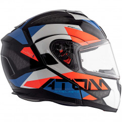 Casco Modulare MT Helmets Atom SV W17 A7 blu perla lucido