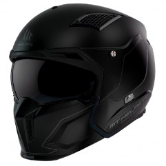Casco MT Helmets Streetfighter SV Solid A1 Nero Opaco
