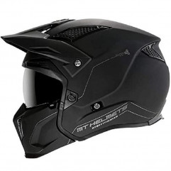 Casco MT Helmets Streetfighter SV Solid A1 Nero Opaco