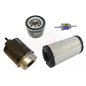 Kit filtro aire aceite diesel LOMBARDINI LDW 442 492 LIGIER IXO JS50
