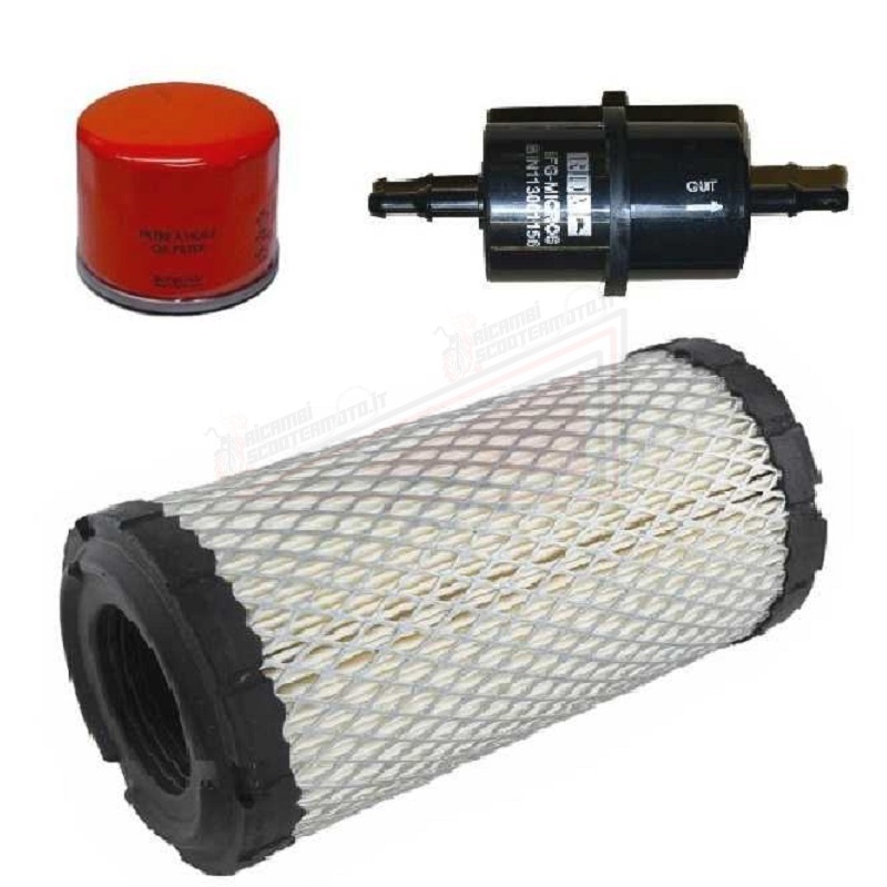 Kit filtro aria olio gasolio LDW502 PROGRESS LIGIER IXO JS50 NOVA
