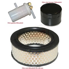 Kit filtre air oil gasoil MITSUBISHI CASALINI IDEA PICK UP M10 M12